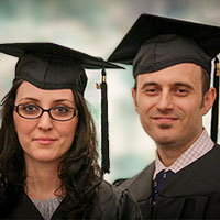 Elona and Elsi Meta, Husband & Wife Graduating Team